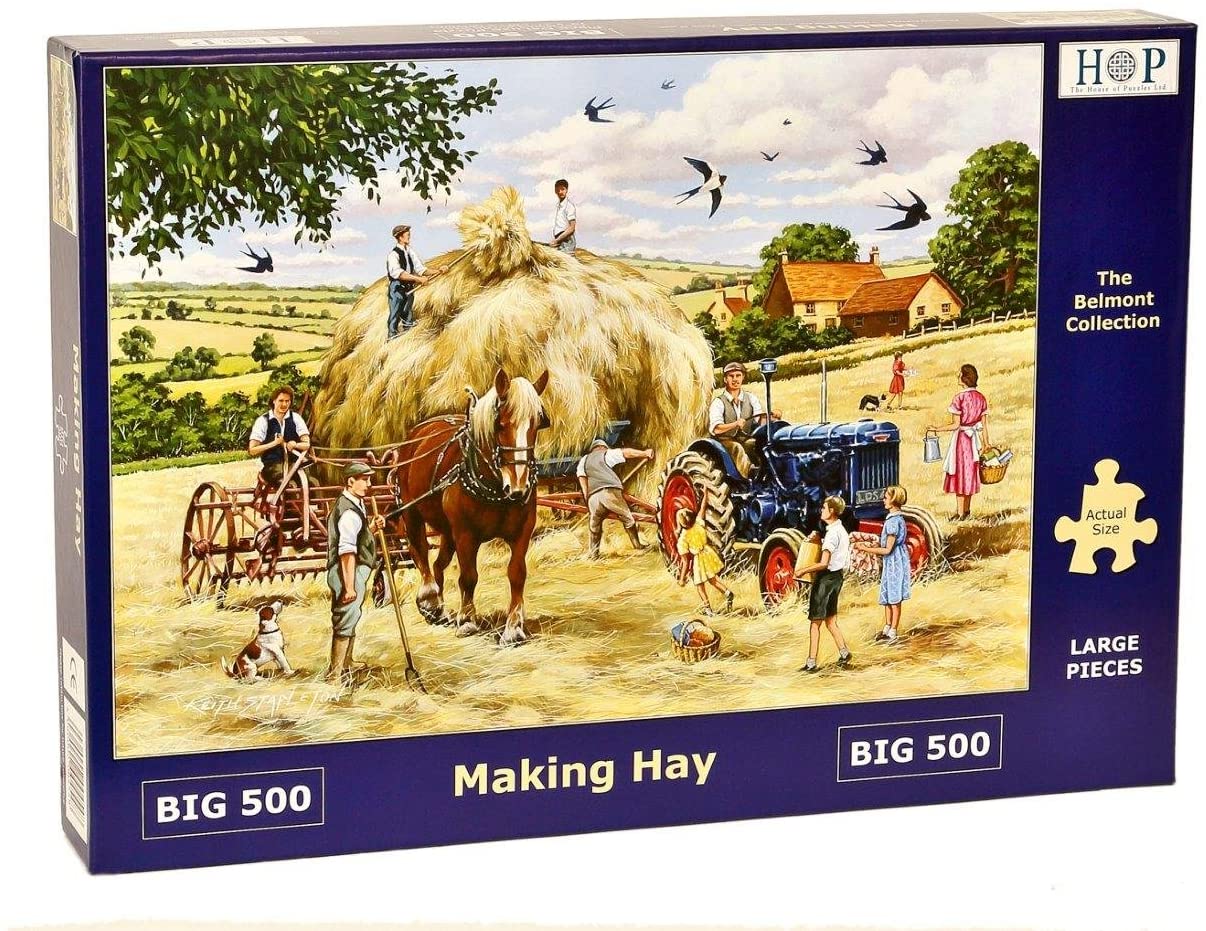 HOP Jigsaw Making Hay Big 500 Puzzle