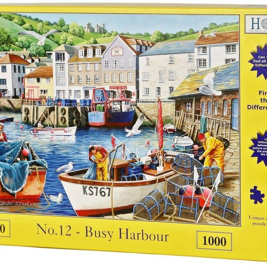 HOP 1000 Piece Jigsaw - No.12 Busy Harbour