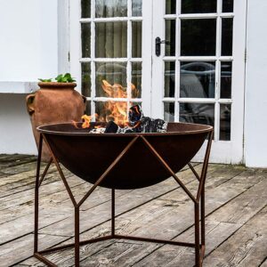 Ivyline Outdoor Buckingham Firebowl Rust H55CmW70Cm