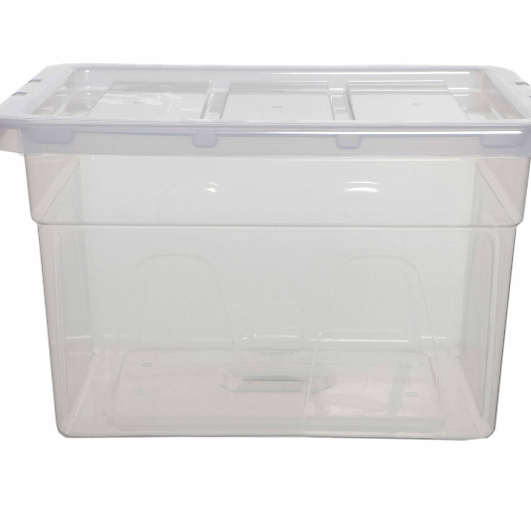 Whitefurze 40cm Space Master Storage Box With Lid 