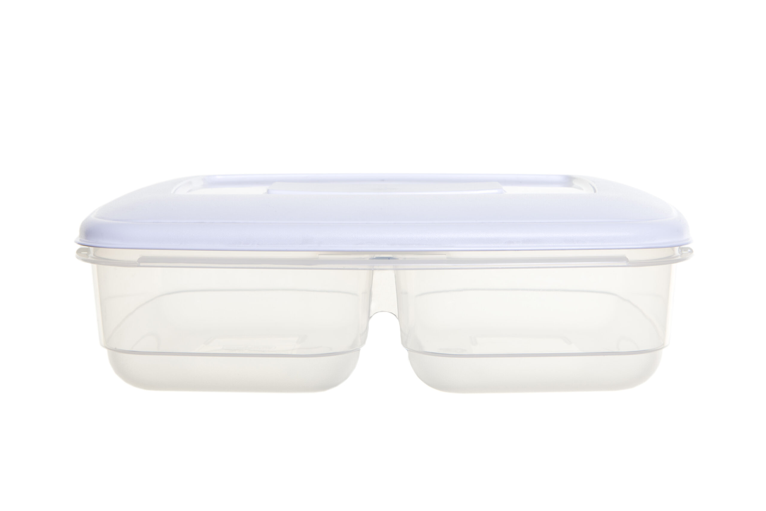 Whitefurze Twin Food Container 2.5 Litre White 