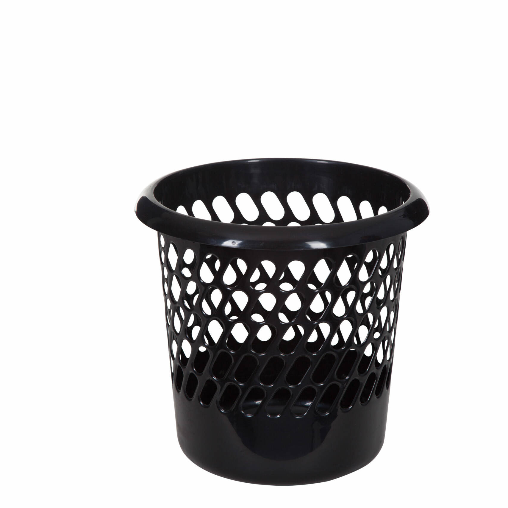 Whitefurze Waste Paper Basket Black