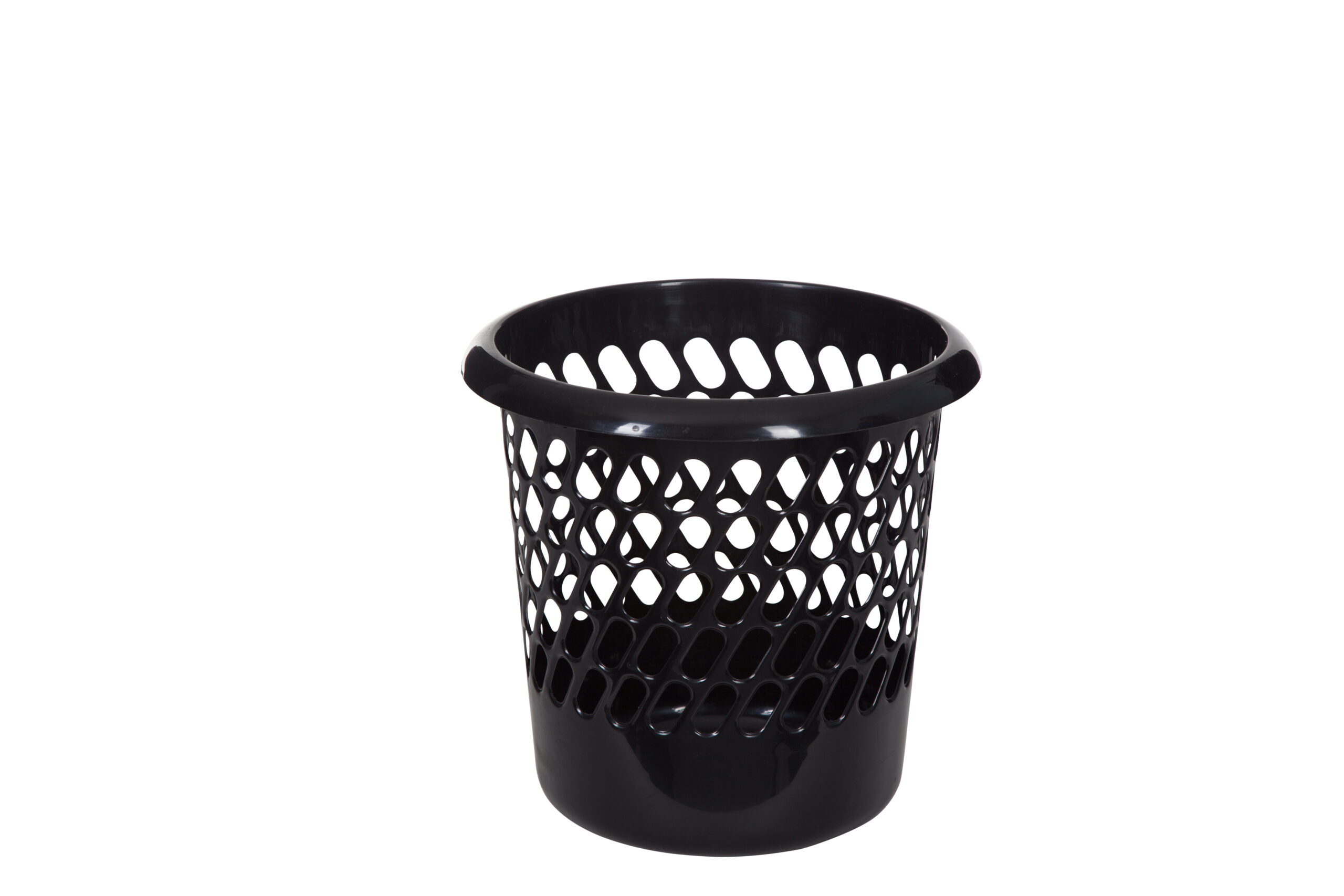 Whitefurze Waste Paper Basket Black