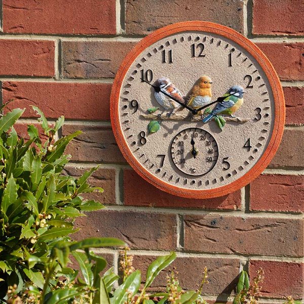 S/G BIRDWOOD CLOCK 12