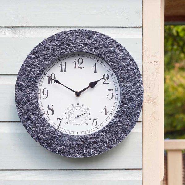S/G STONEGATE GRANITE WALL CLOCK 12