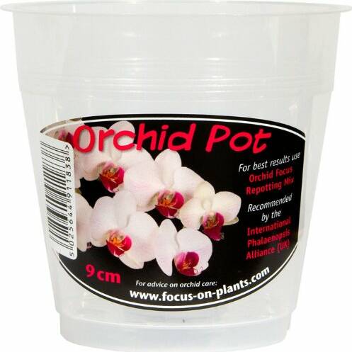 Growth Technology Clear Orchid Pot 9 cm