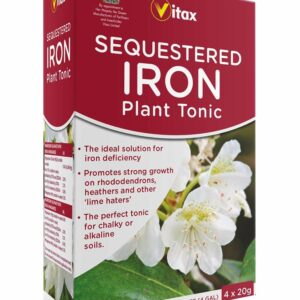 Vitax Sequestered Iron Plant Tonic 4 x 20g