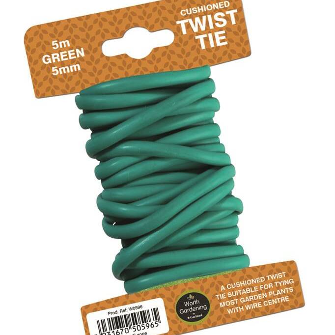 Garland Garland 5m Twist Tie Cushioned 5mm Green