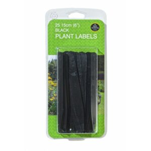 Garland 15cm (6") Black Plant Labels (25)
