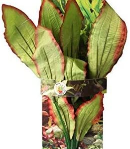 Aqua One Silk Plant 30cm Amazon Red/Green