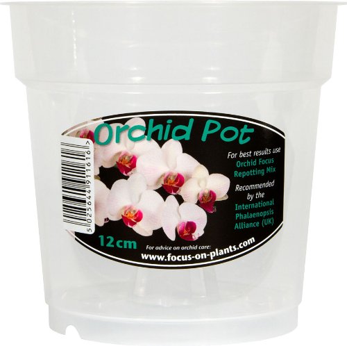 Growth Technology Clear Orchid Pot 12 cm