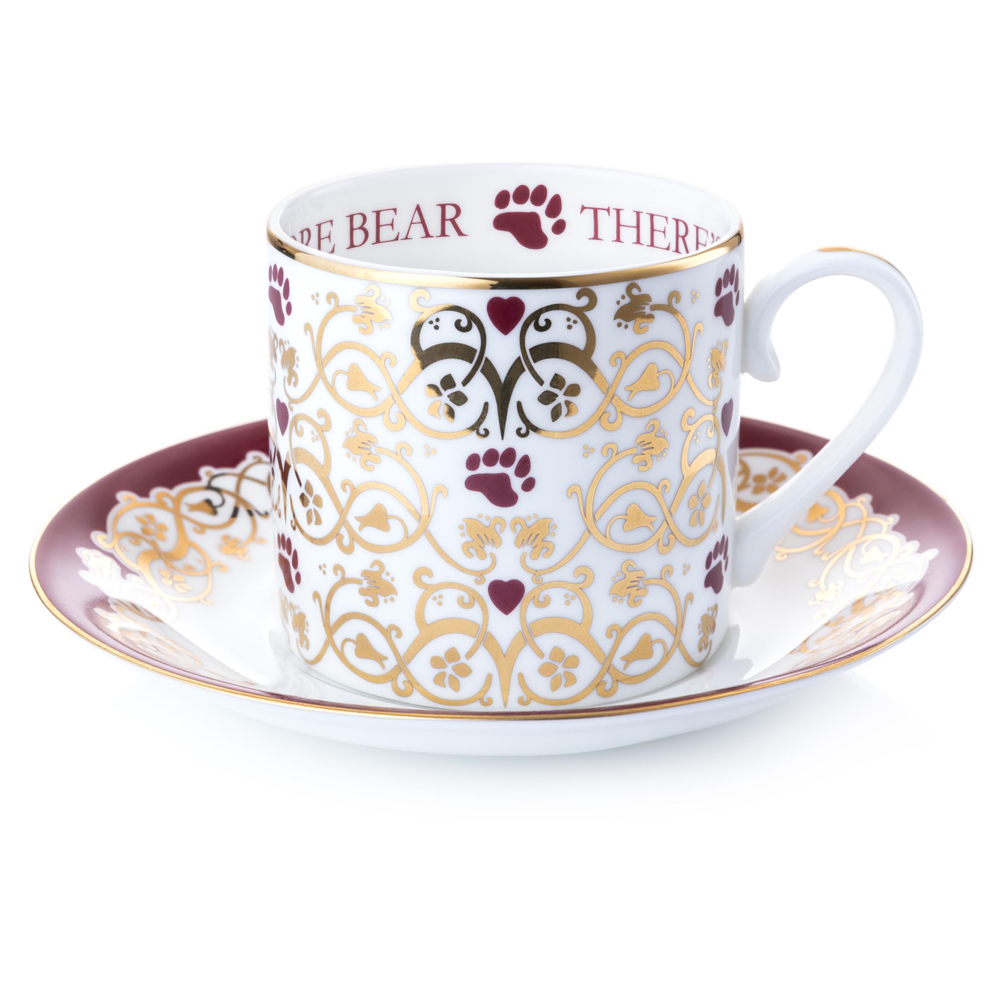 Charlie Bear Cup and Saucer - Always room for One More Bear