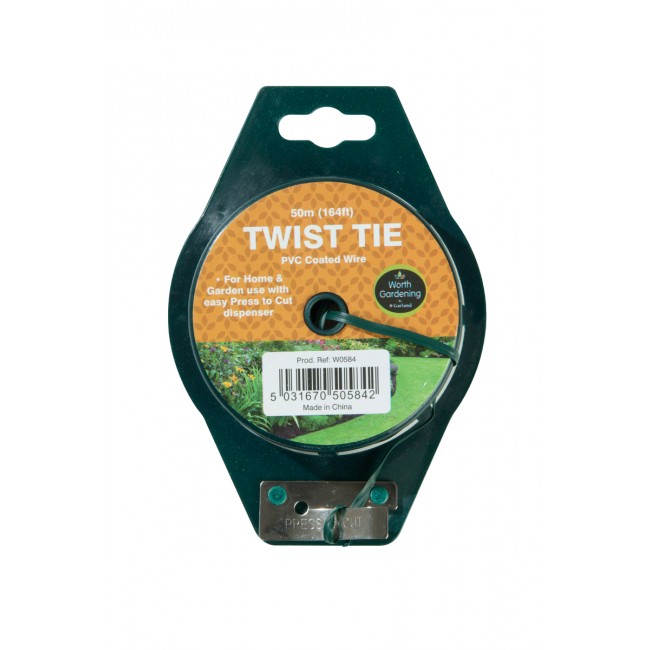 Garland 50m Twist Tie PVC Coated