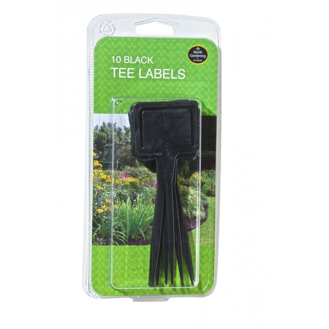 Garland Black Tee Labels (10)