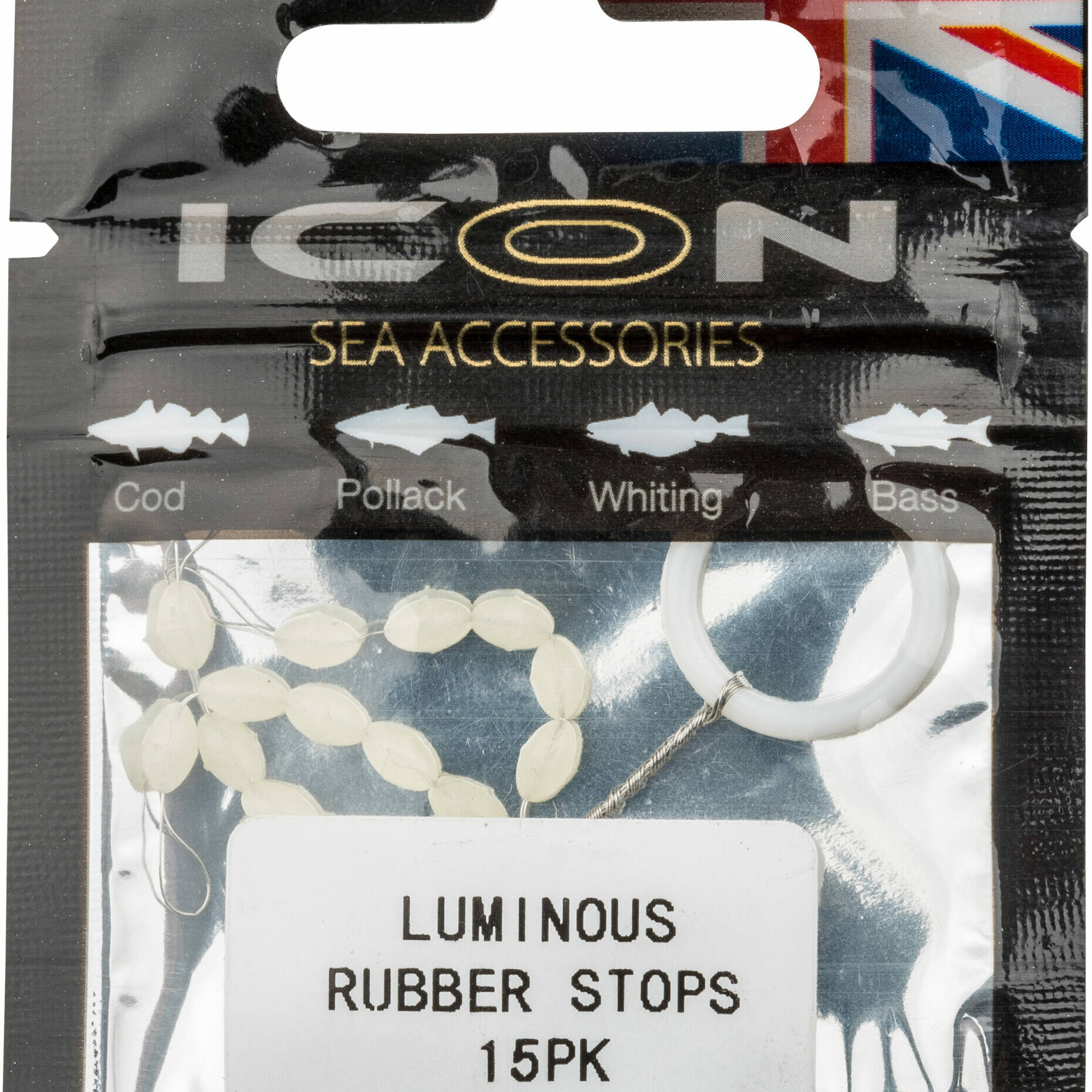 ICON Luminous Rubber Stops 15pk