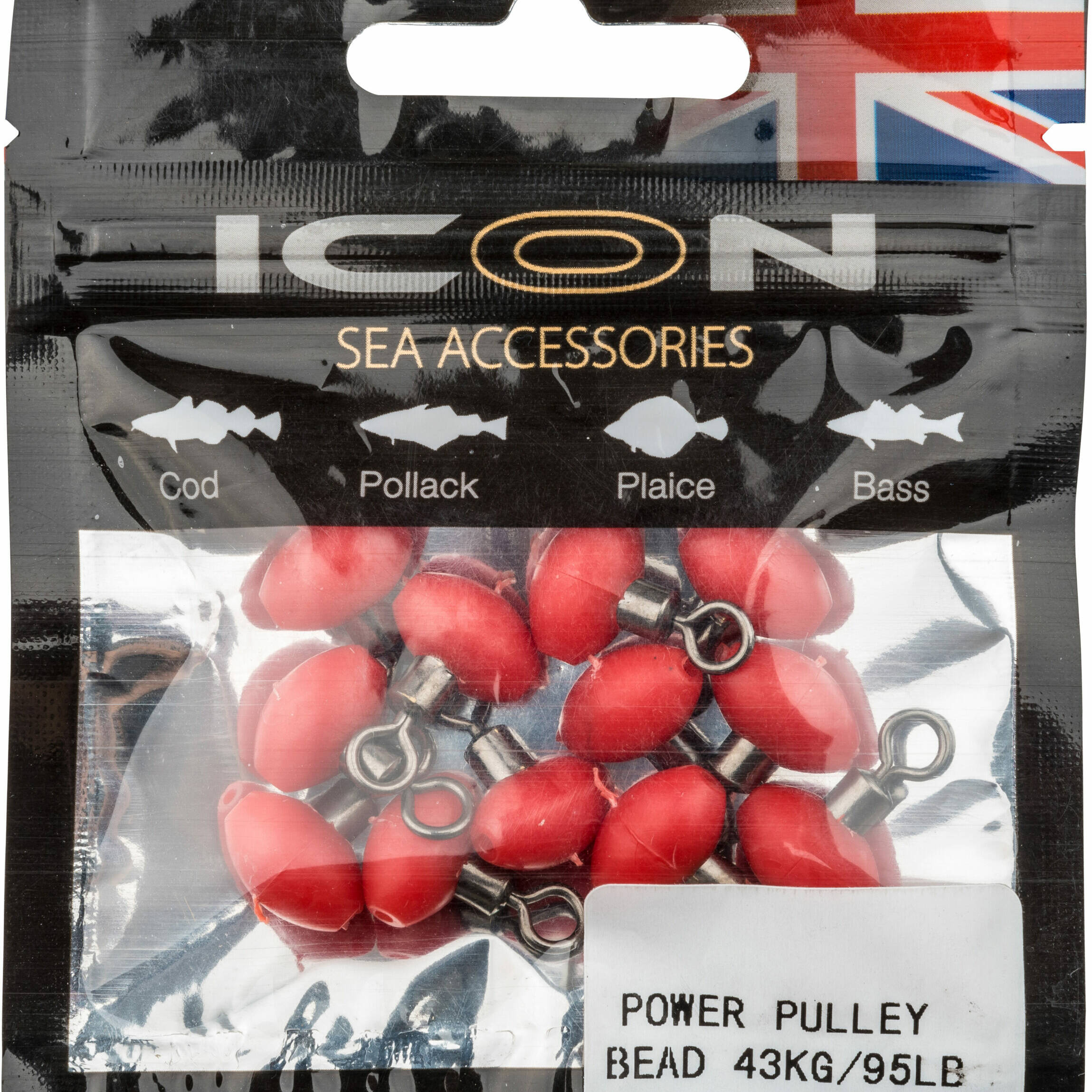 ICON Power Pulley Bead  43Kg/95lb 12pk