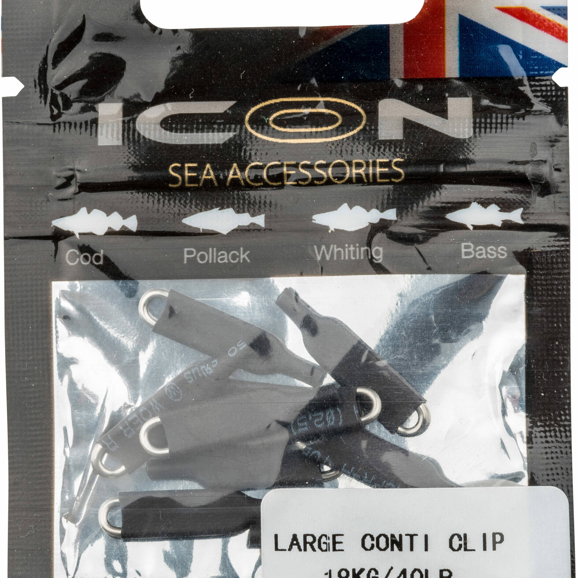 ICON Large Conti Clip 16kg/36lb 10pk