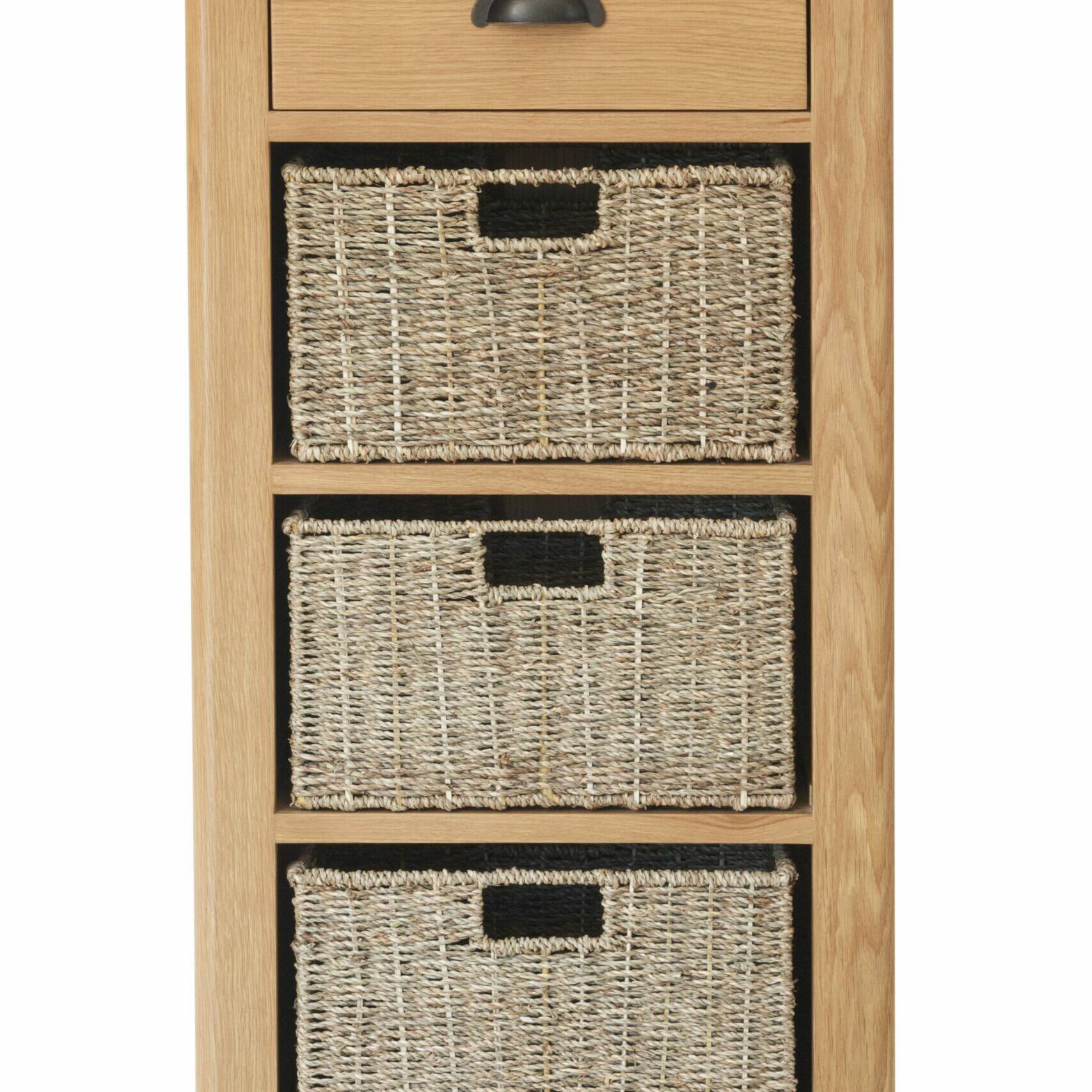 Yukon 1 Drawer 3 Basket Cabinet