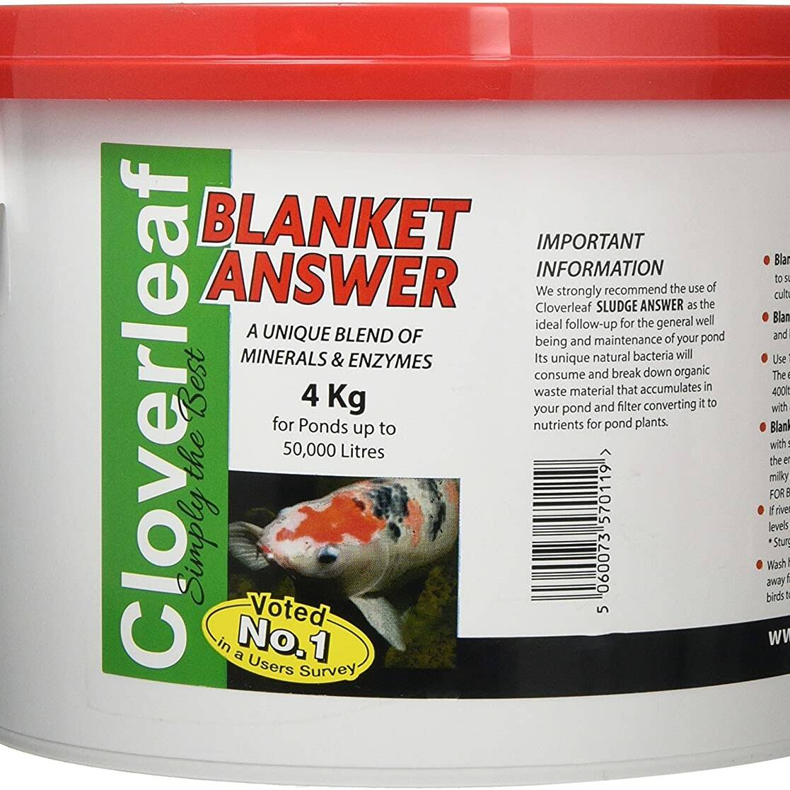 Cloverleaf Blanket Answer 4kg