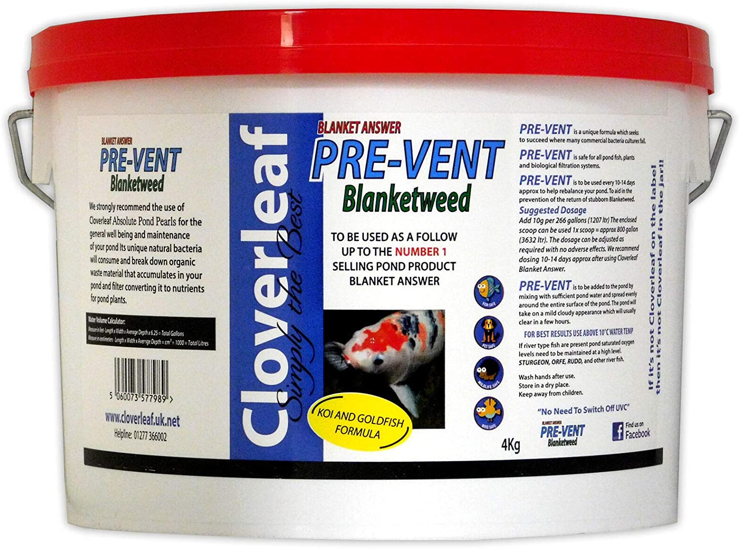 Cloverleaf Pre-Vent Blanketweed 4kg