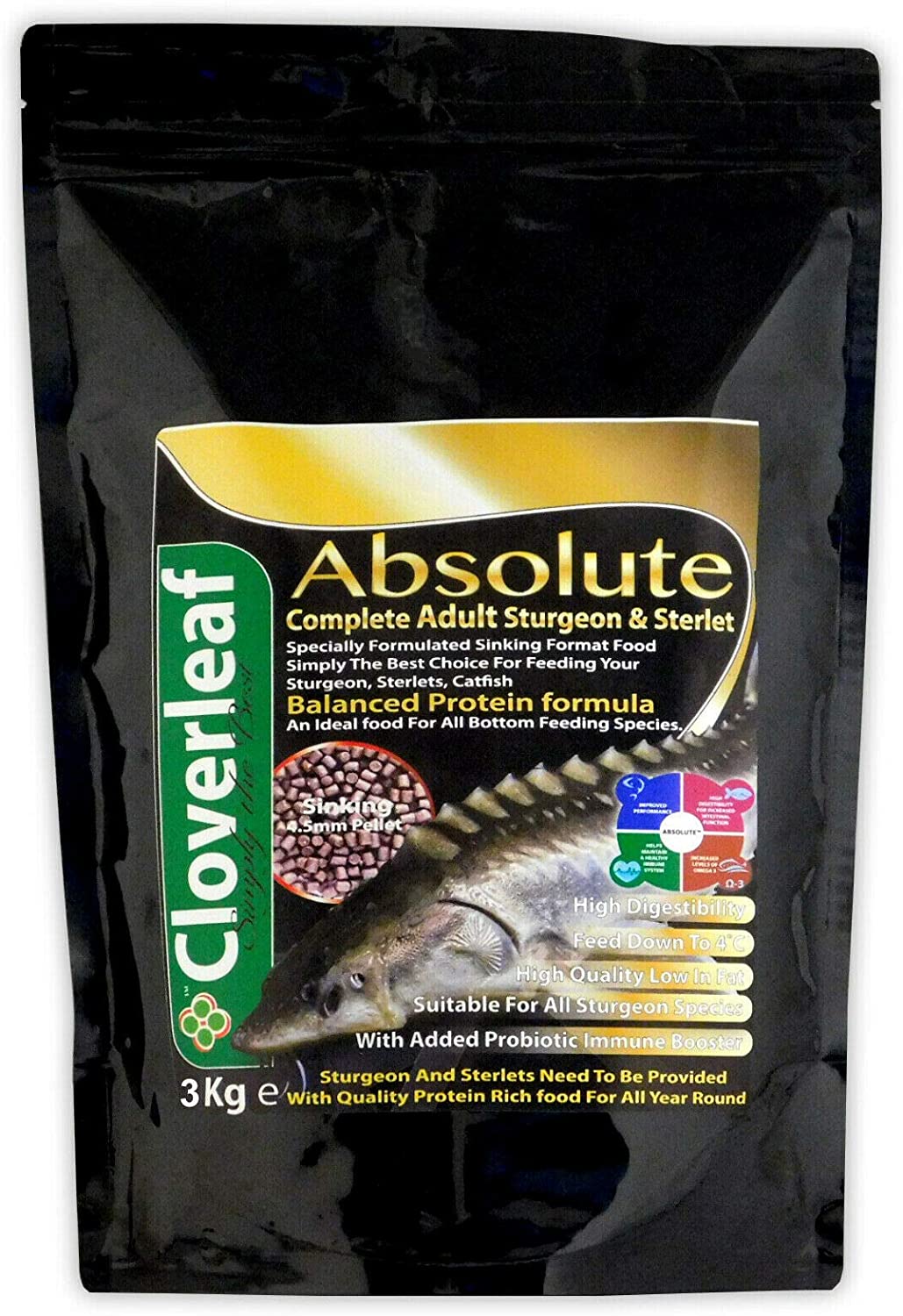  Cloverleaf Juvenile Sinking 2mm 3kg