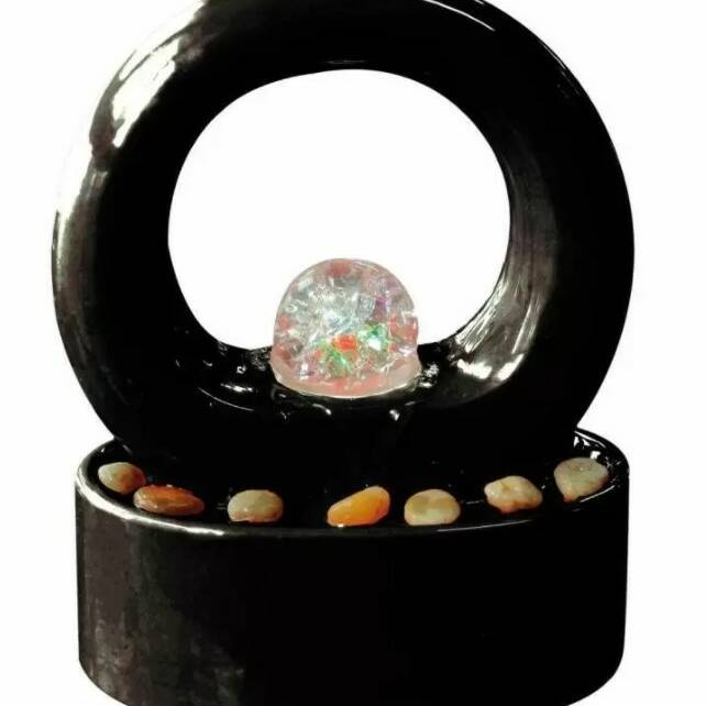 Aqua Creations Hamac Roselle Ceramic Water Fountain