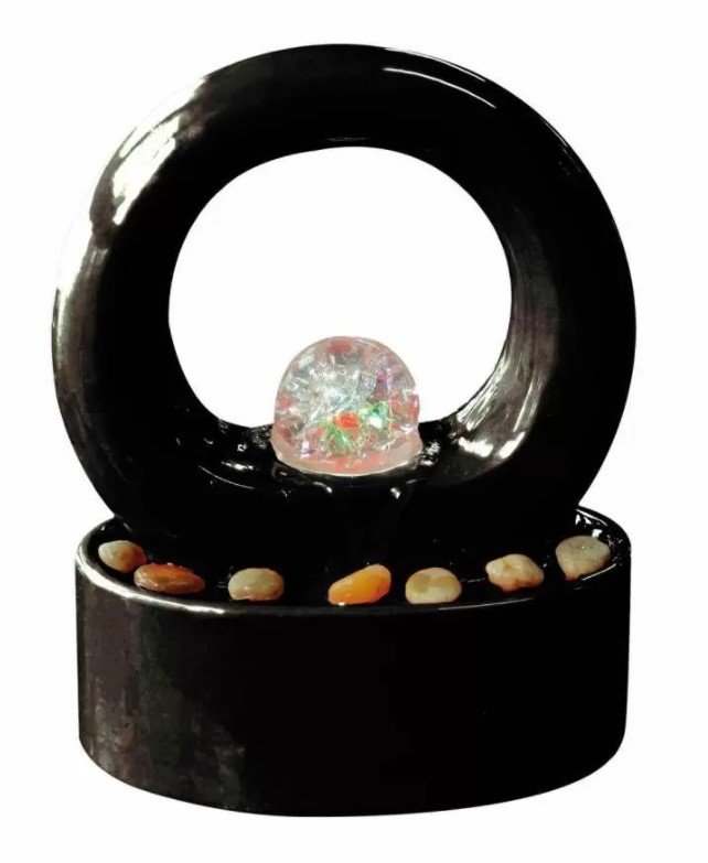 Aqua Creations Hamac Roselle Ceramic Water Fountain