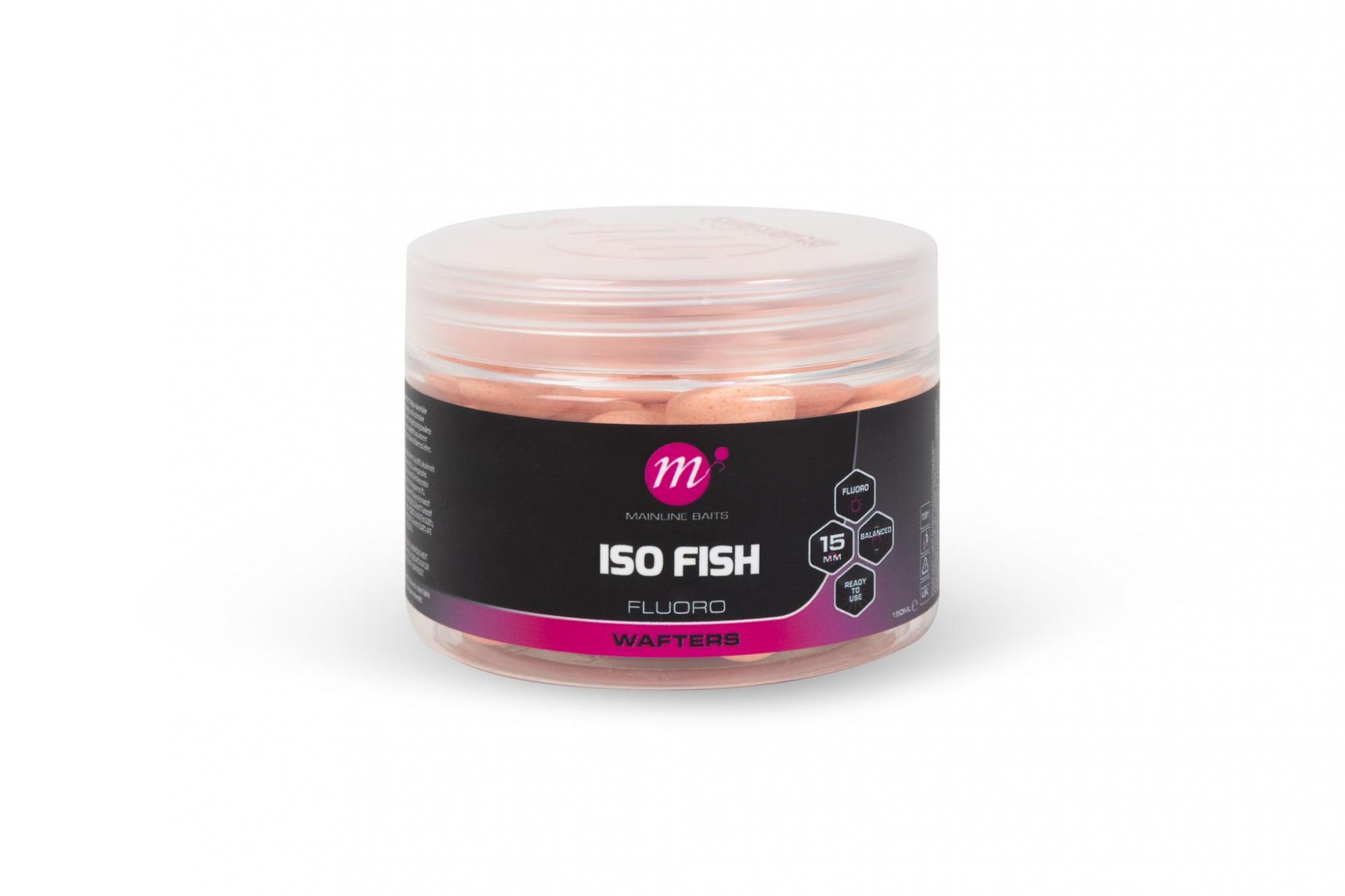 Mainline ISO Fish Fluoro Wafters – 15mm – Pink
