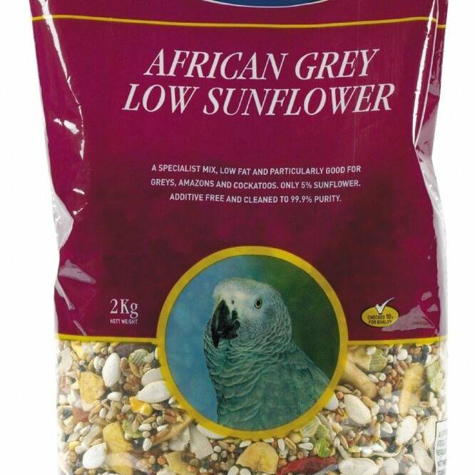 Johnston & Jeff Low Sunflower for African Greys 2kg