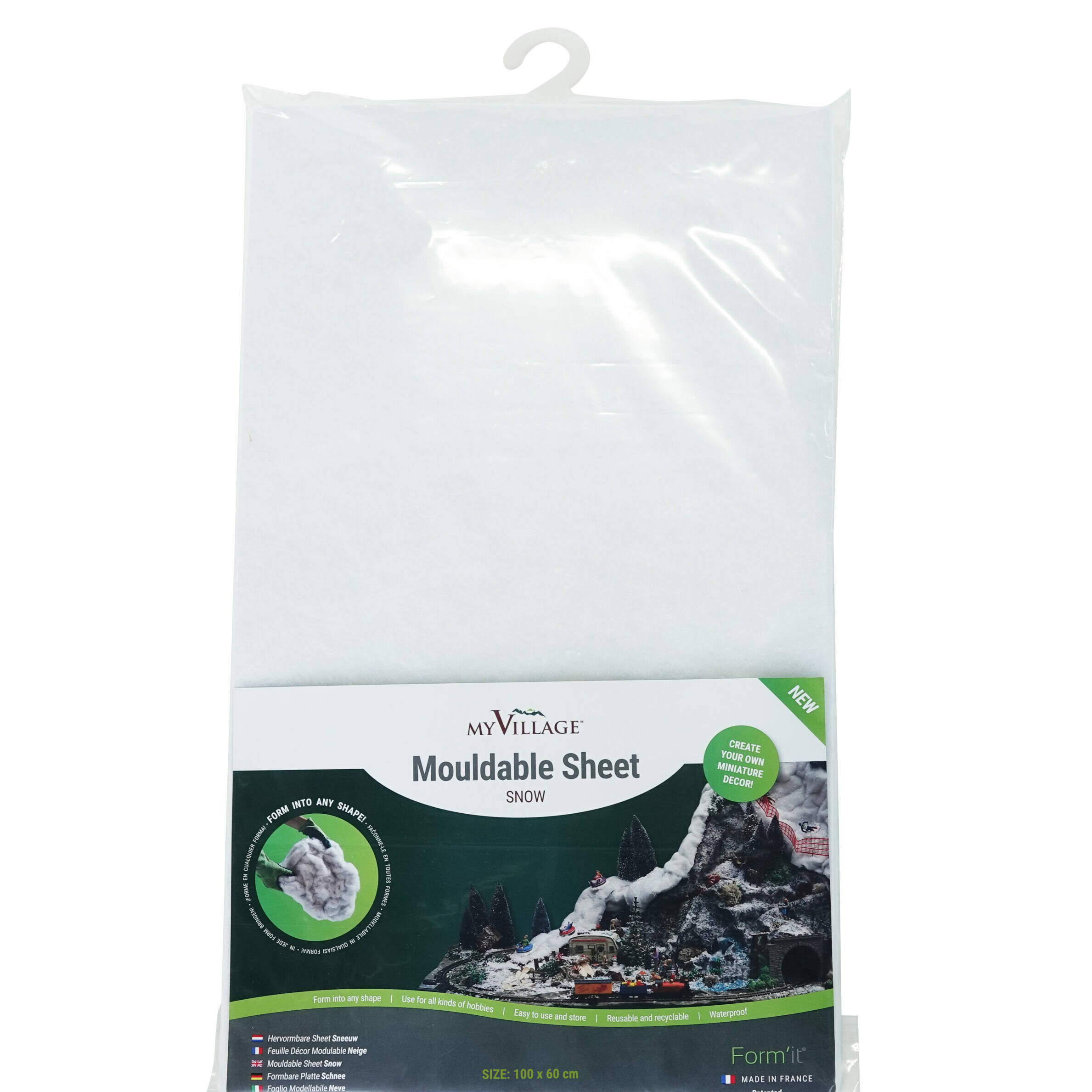 MOULDABLE SHEET SNOW 100X60CM