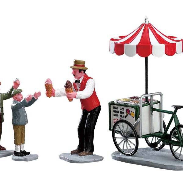 Gelato Cart, Set Of 4