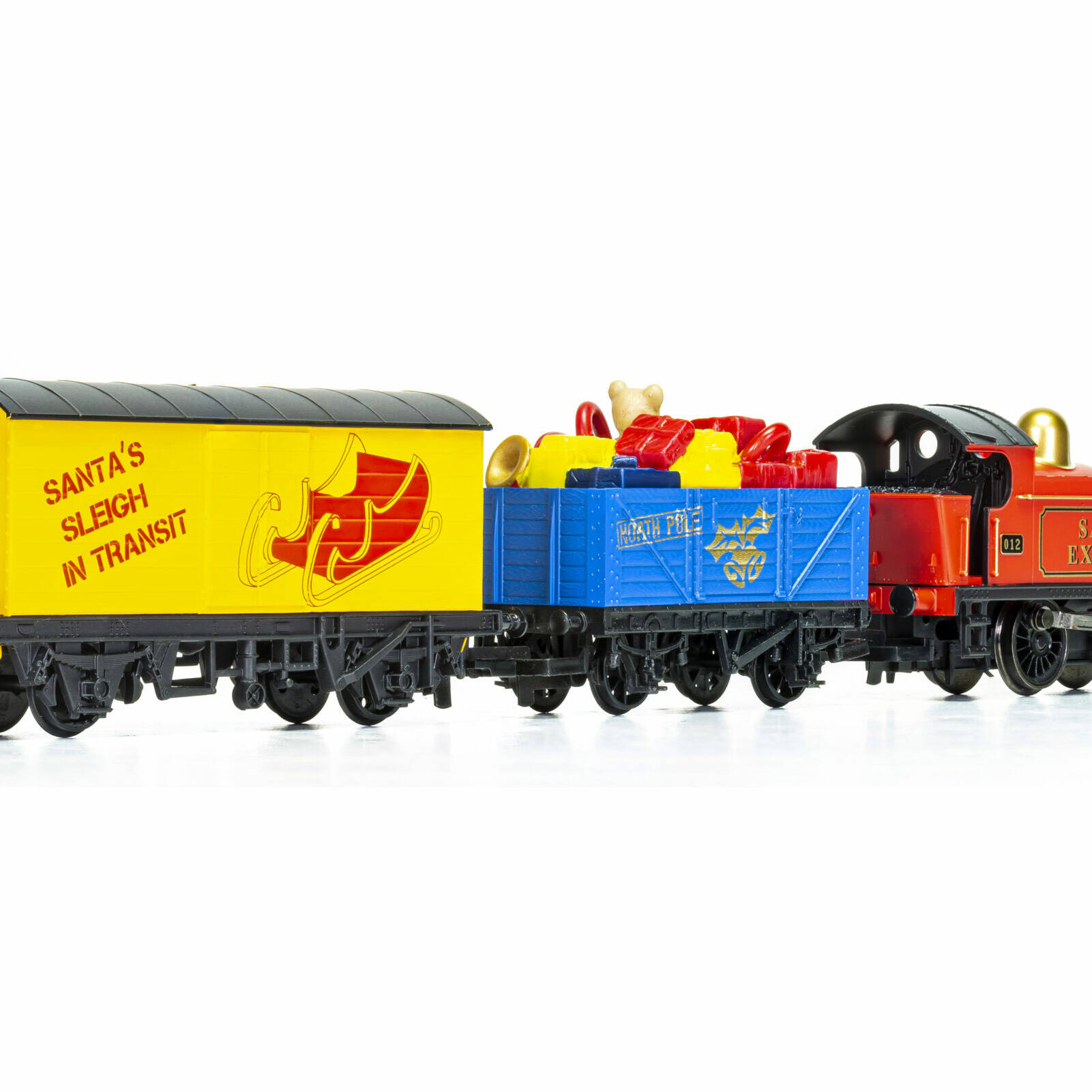 SANTA'S EXPRESS TRAIN SET 1:76-UK PLUG 