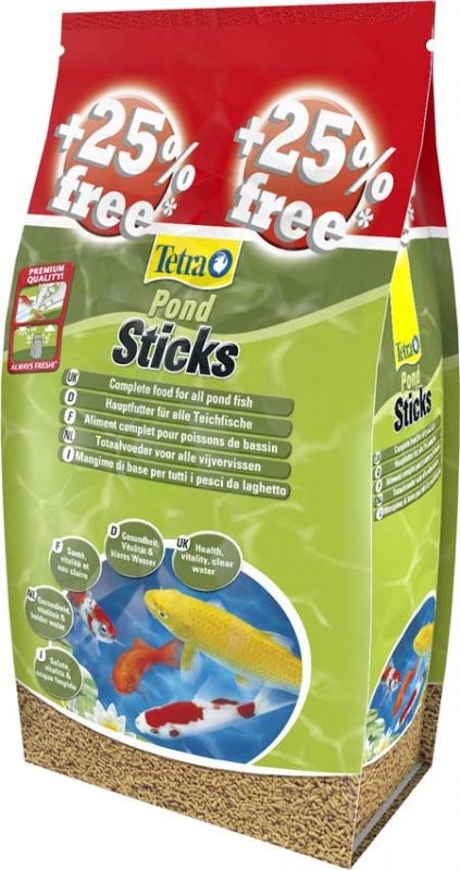 Tetra Pond Sticks - 40L + Extra Free (50L Total)
