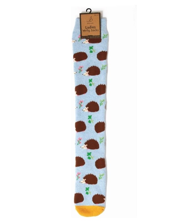 FUNKY WELLY SOCKS - WOODLAND HEDGEHOGS