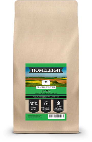 Homeleigh Grain Free Dog Lamb, Sweet Potato & Mint