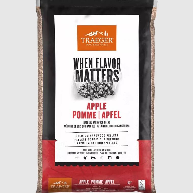 Traeger FSC APPLE BLEND PELLETS 