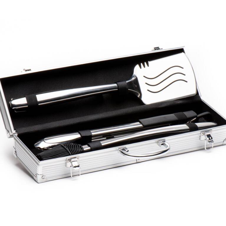 Outback 3 Piece Barbecue Set With Case
