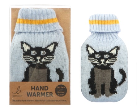 HAND WARMER – KNITTED COVER – CAT