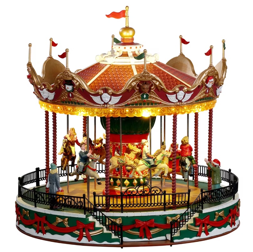 LEMAX LEMAX SANTA CAROUSEL, INCL. ADAPTOR 74254, 550 mA (WHITE)