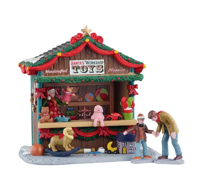 LEMAX SANTA’S WORKSHOP TOYS, SET OF 3