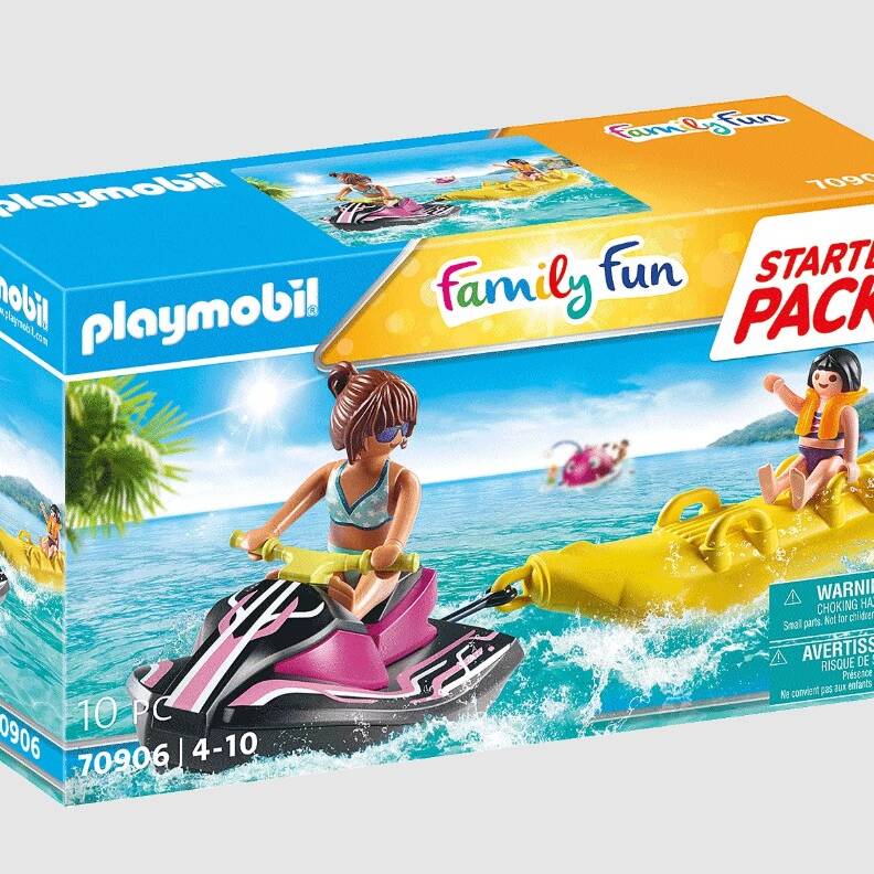 PLAYMOBIL STARTER PACK JET SKI WITH BANANA BOAT