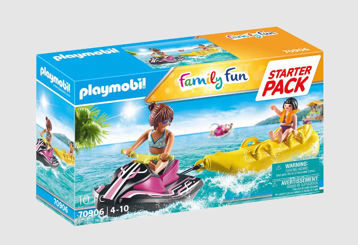 PLAYMOBIL STARTER PACK JET SKI WITH BANANA BOAT