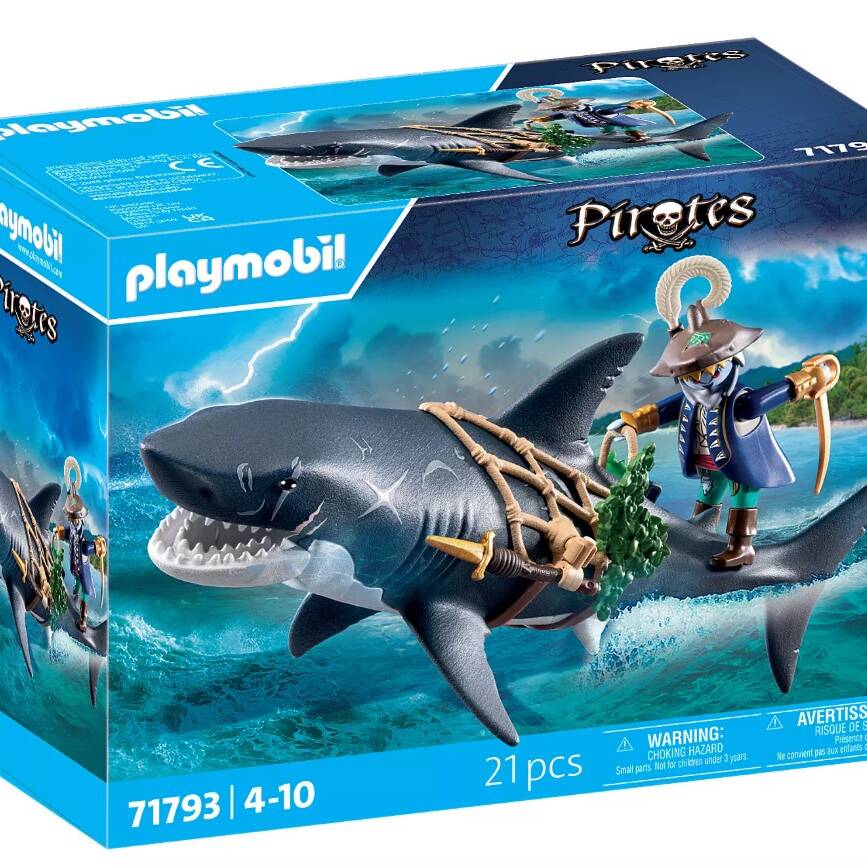 PLAYMOBIL 71793 GIANT SHARK WITH PIRATE