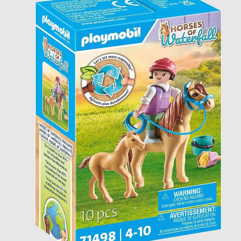 PLAYMOBIL 71498 CHILD WITH PONY AND FOAL 