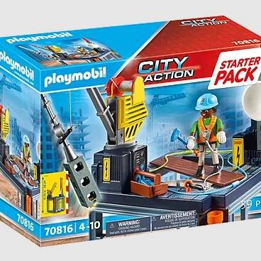 PLAYMOBIL STARTER PACK CONSTRUCTION SITE