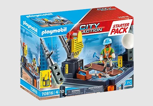 PLAYMOBIL STARTER PACK CONSTRUCTION SITE