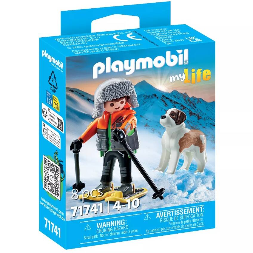 PLAYMOBIL 71741 HIKER AND SAINT BERNARD