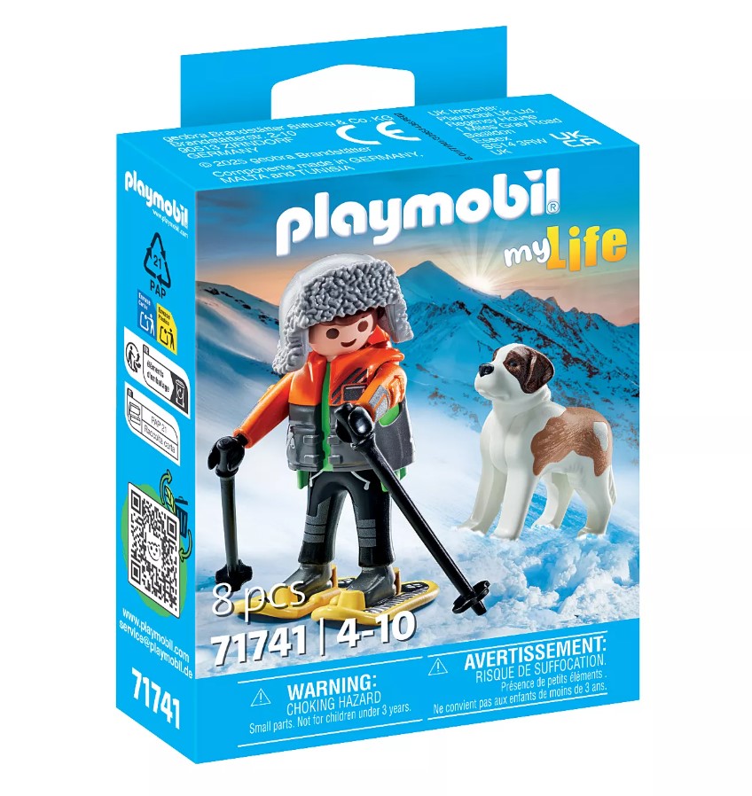 PLAYMOBIL 71741 HIKER AND SAINT BERNARD