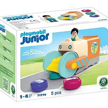 PLAYMOBIL 71774 JUNIOR: PUSH AND GRAB GARBAGE COLLECTOR