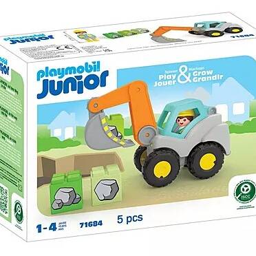 PLAYMOBIL 71684 JUNIOR: SHOVEL EXCAVATOR